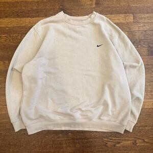(XL) Nike Minimalist Beige Crewneck